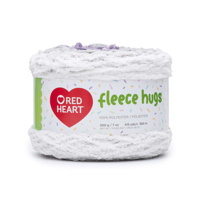 Red Heart Fleece Hugs Yarn - Discontinued Shades Peaceful Plum