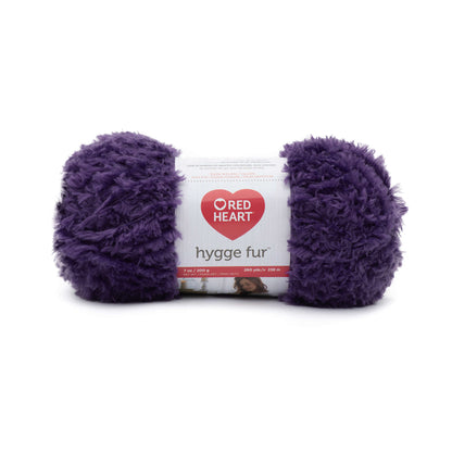 Red Heart Hygge Fur Yarn - Discontinued Shades Royal Purple