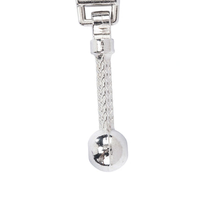 Coats & Clark Zipper Pulls Silver Chain & Ball