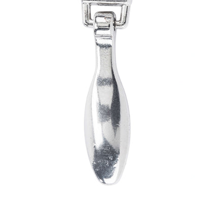 Coats & Clark Zipper Pulls Silver Tear Drop
