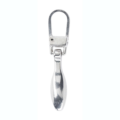 Coats & Clark Zipper Pulls Silver Tear Drop