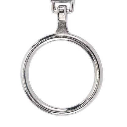 Coats & Clark Zipper Pulls Silver Ring