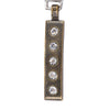 Antique Brass 5 Stone Bar