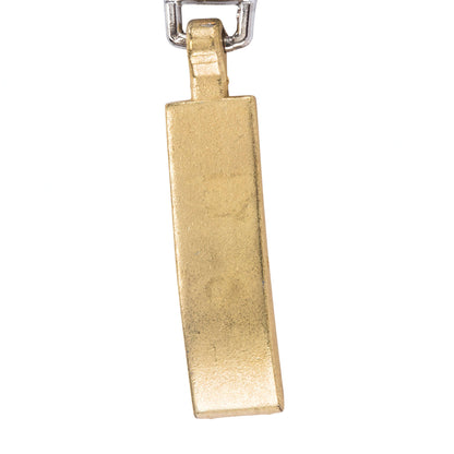 Coats & Clark Zipper Pulls Gold Flat Wave