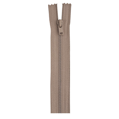 Coats & Clark All Purpose Metal Zippers - 7 inches Dogwood