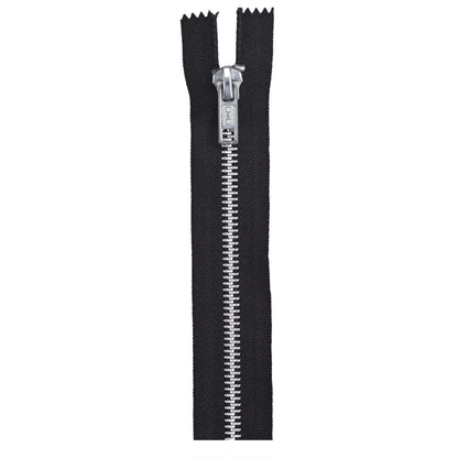 Coats & Clark Fashion Metal Separating Aluminum Zippers 22"