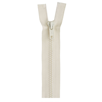 Coats & Clark Sport Closed End Zippers - 14 inches Natural