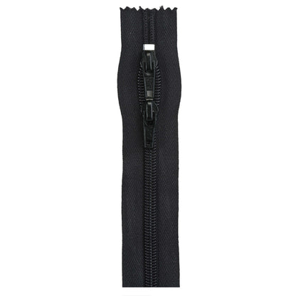 Coats & Clark Purse Zippers - 22 inches Black