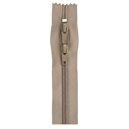 Coats & Clark Purse Zippers - 22 inches Dogwood