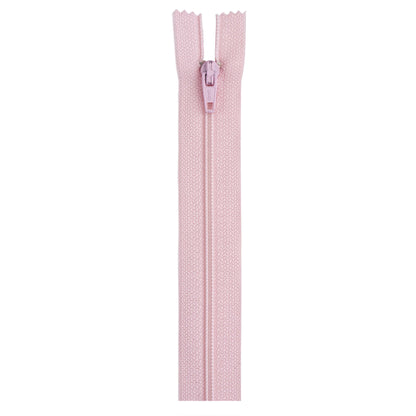 Coats & Clark Polyester All Purpose Zippers 7" - Clearance Shades Light Pink