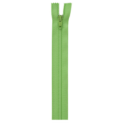 Coats & Clark Polyester All Purpose Zippers 7" - Clearance Shades Lime
