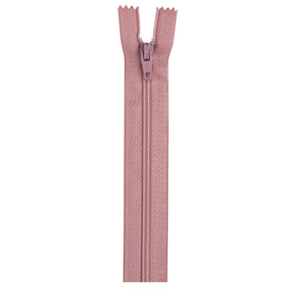 Coats & Clark Polyester All Purpose Zippers 7" - Clearance Shades Almond Pink