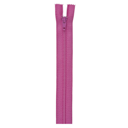 Coats & Clark Polyester All Purpose Zippers 7" - Clearance Shades Hot Pink