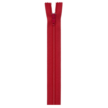 Coats & Clark Polyester All Purpose Zippers 7" - Clearance Shades Chili Pepper