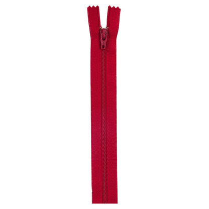 Coats & Clark Polyester All Purpose Zippers 7" - Clearance Shades Candy Apple