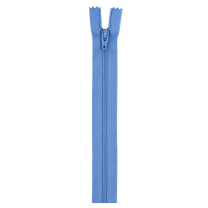 Coats & Clark Polyester All Purpose Zippers 7" - Clearance Shades Medium Blue