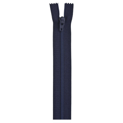 Coats & Clark Polyester 16 Inch All Purpose Zippers - Clearance Shades Navy