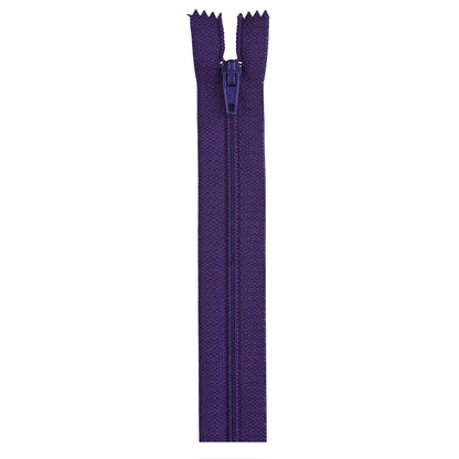Coats & Clark Polyester 16 Inch All Purpose Zippers - Clearance Shades Purple