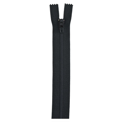 Coats & Clark Polyester 18 Inch All Purpose Zippers - Clearance Shades Black