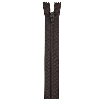 Coats & Clark Polyester 18 Inch All Purpose Zippers - Clearance Shades Cloister Brown