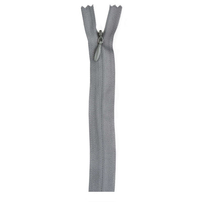 Coats & Clark Polyester Invisible Zippers - 9 inches Nugray