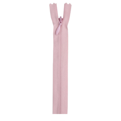 Coats & Clark Polyester Invisible Zippers - 9 inches Light Pink