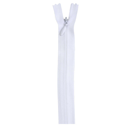 Coats & Clark Polyester Invisible Zippers - 14 inches White