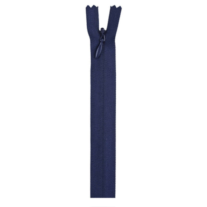 Coats & Clark Polyester Invisible Zippers - 14 inches Navy