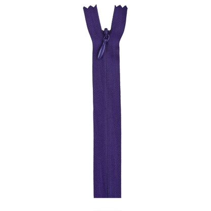 Coats & Clark Polyester Invisible Zippers - 14 inches Purple
