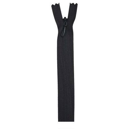 Coats & Clark Polyester Invisible Zippers - 22 inches Black