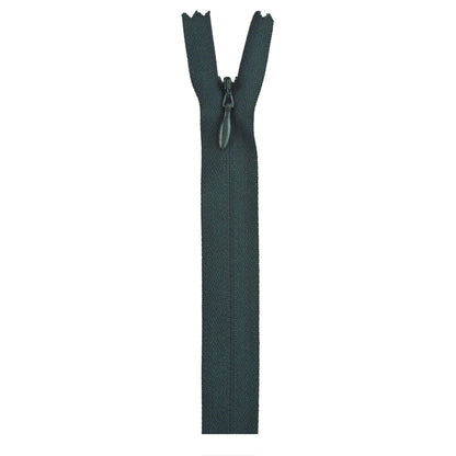 Coats & Clark Polyester Invisible Zippers - 22 inches Forest Green