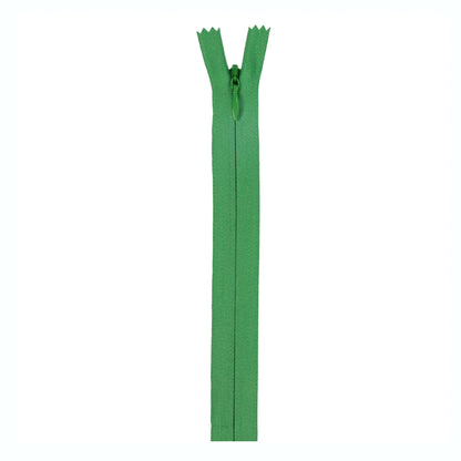 Coats & Clark Polyester Invisible Zippers - 22 inches Bright Green