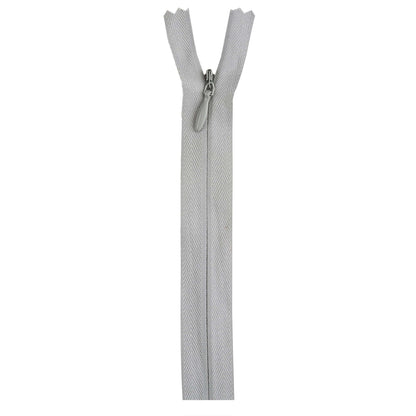 Coats & Clark Polyester Invisible Zippers - 22 inches Dark Silver