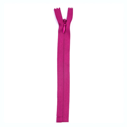 Coats & Clark Polyester Invisible Zippers - 22 inches 22" Magenta
