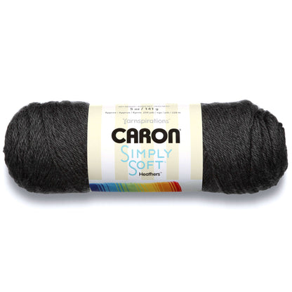 Caron Simply Soft Heathers Yarn Charcoal Heather