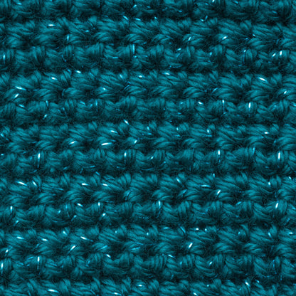 Caron Simply Soft Party Yarn Teal Sparkle