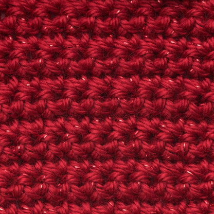 Caron Simply Soft Party Yarn Red Sparkle