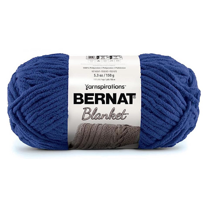Bernat Blanket Yarn (150g/5.3oz) Navy