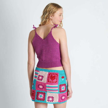 Patons Regent Park Granny Square Crochet Skirt All Variants