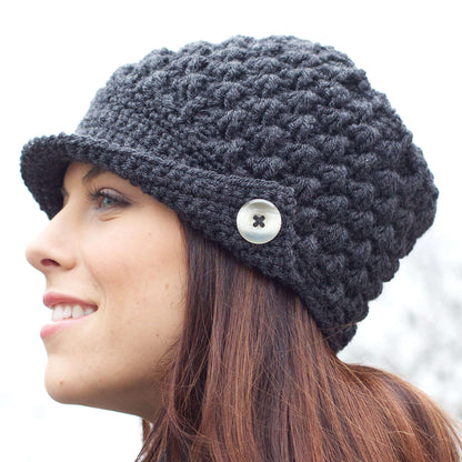 Patons Crochet Women's Peaked Cap Single Size
