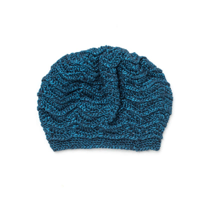 Patons Crochet Wave Stitch Beret Single Size