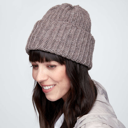 Patons Classic Ribbed Crochet Beanie Single Size