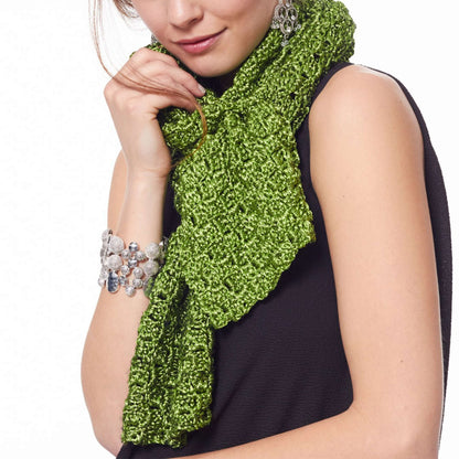 Patons Crochet On the Bias Scarf Single Size