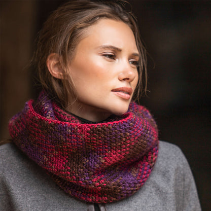 Patons Pooling Crochet Infinity Scarf Single Size