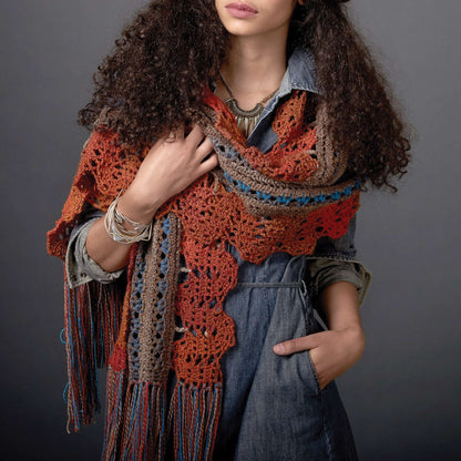 Patons Crochet Globetrotter Shawl Single Size