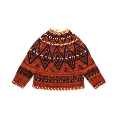 Patons Alcona Colorwork Crochet Sweater XS/S