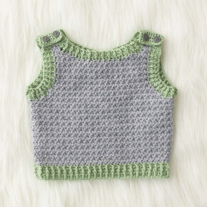 Patons Crochet Elfin Hat and Vest Set Hat