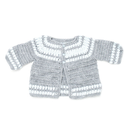 Patons Cluster Yoke Crochet Cardigan 18 mos