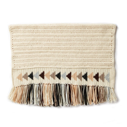 Patons Flying Geese Crochet Blanket Single Size