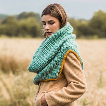 Patons Split Rib Knit Cowl Single Size